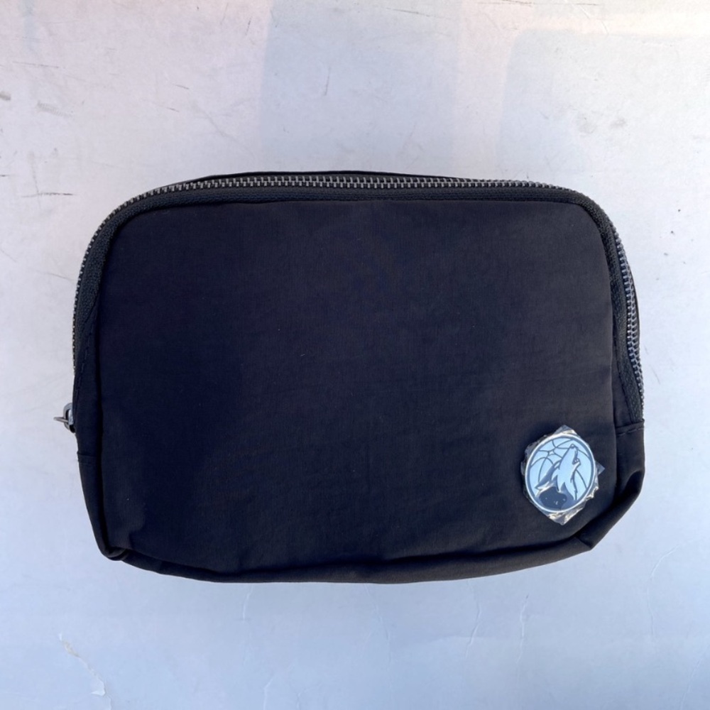 NBA Minnesota Timberwolves Mini Pouch with Silver Logo Accent